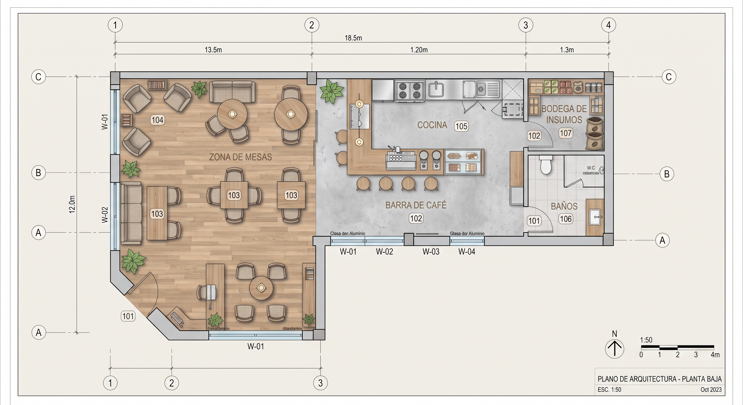 Planos técnicos de arquitectura