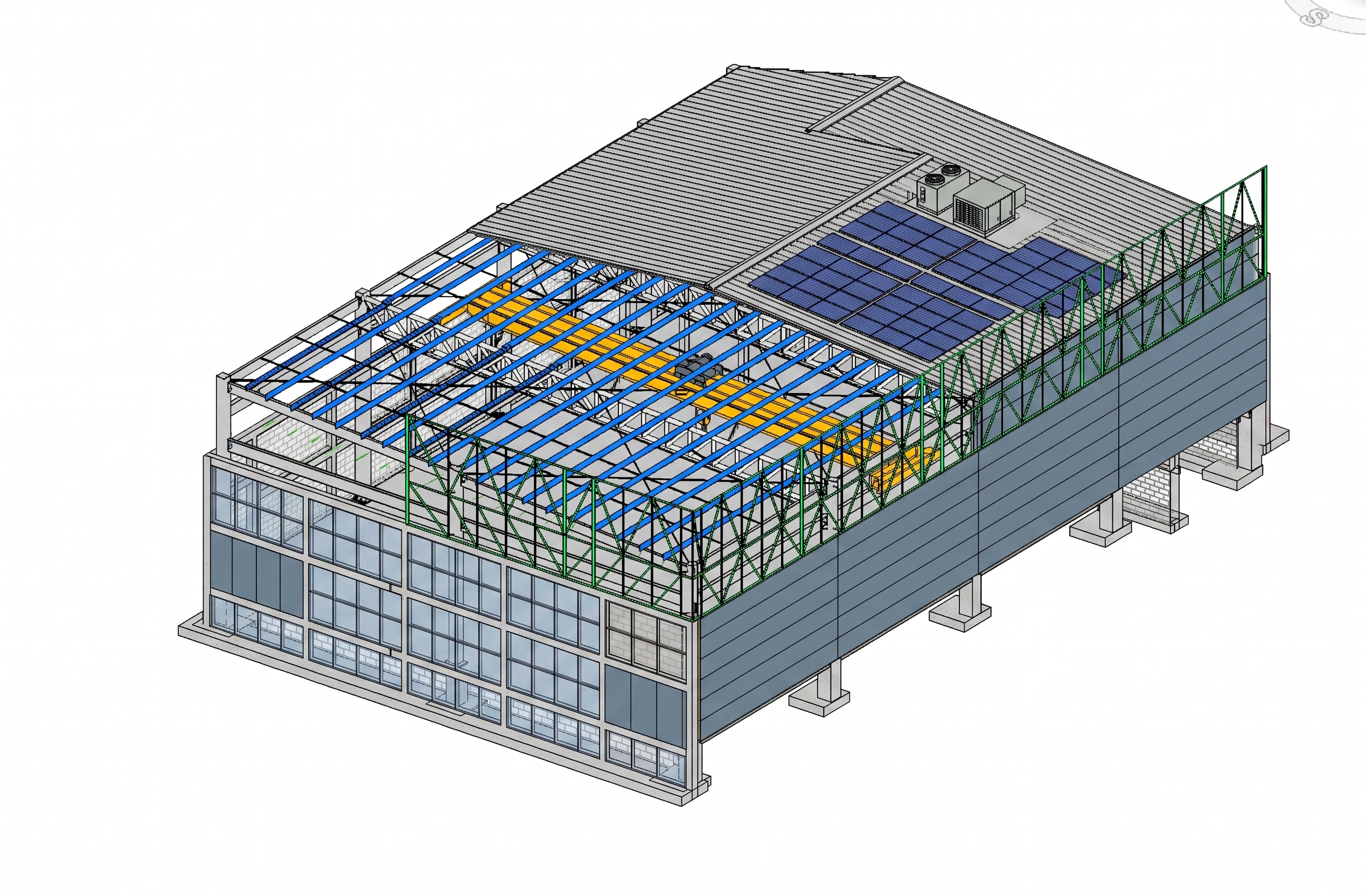 Detalle de estructura para proyecto de arquitectura